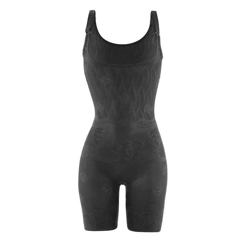 Ladies slimming flat leg one-piece tights