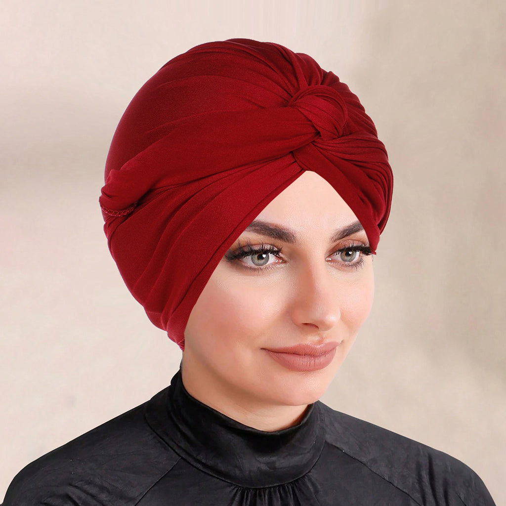 Solid-color Hijab Headscarf For Muslim Women