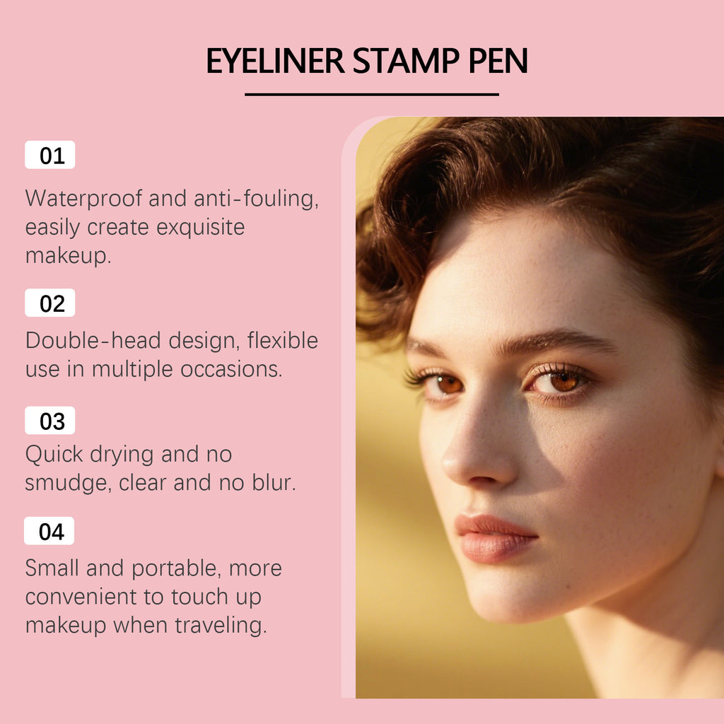 Double-ended Waterproof Stamp Eyeliner